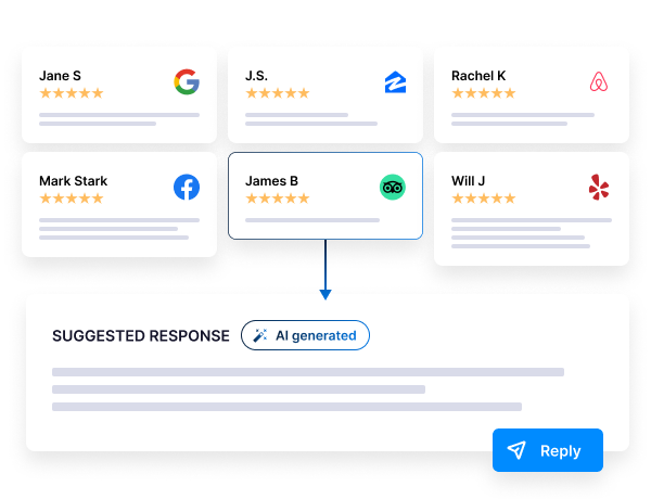 Create fast, high-quality replies with AI