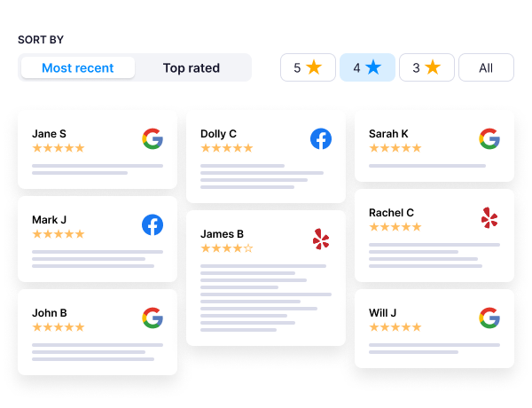 Turn client reviews into visible social proof