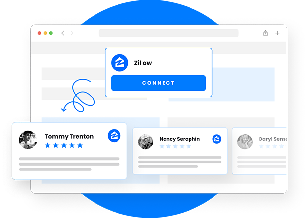 Zillow reviews widget hero image