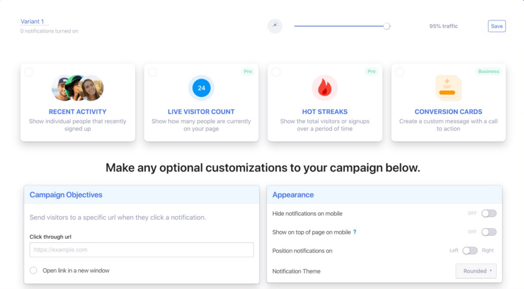 4 types of tools offered by Proof