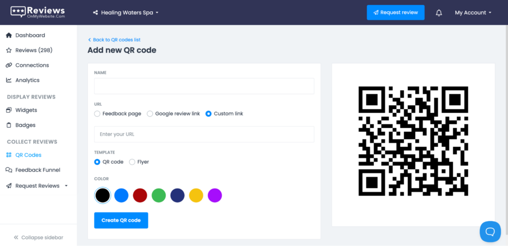 QR code editor in LocalImpact