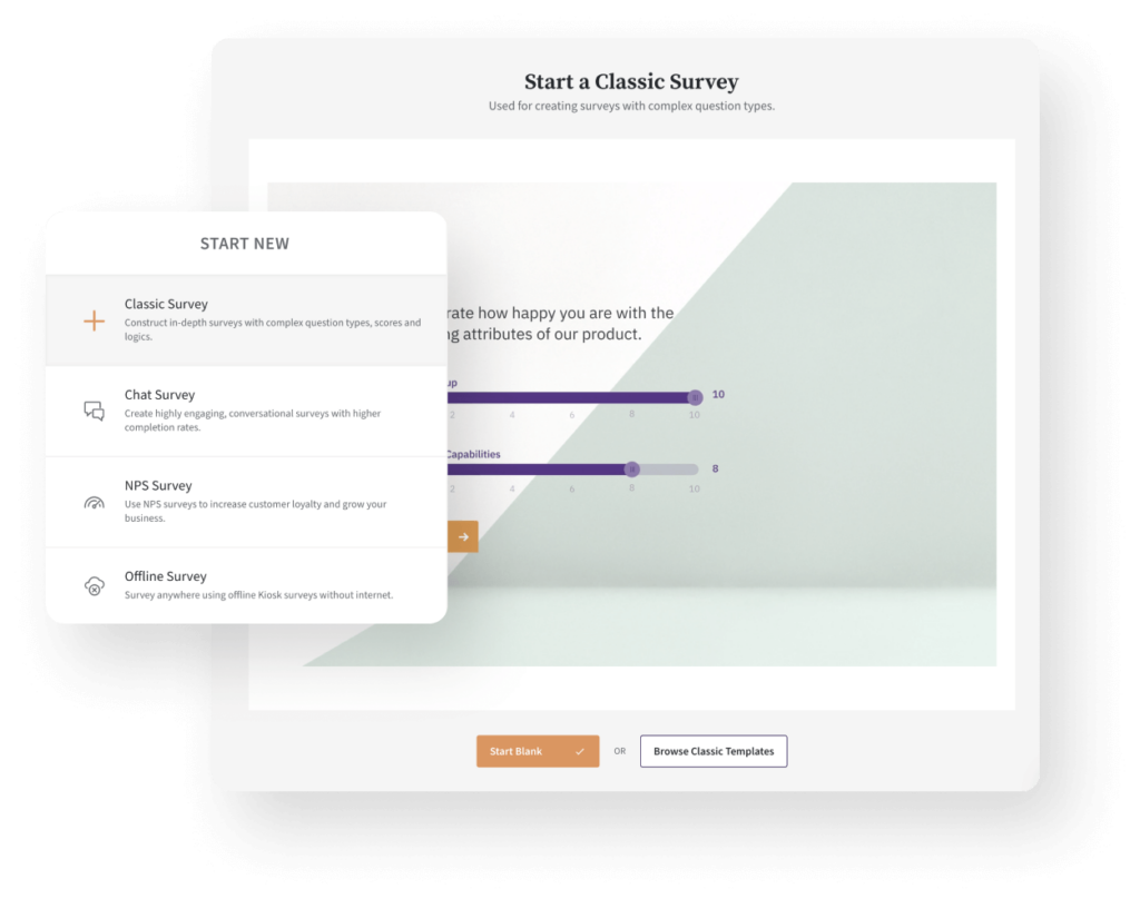 SurveySparrow screenshot