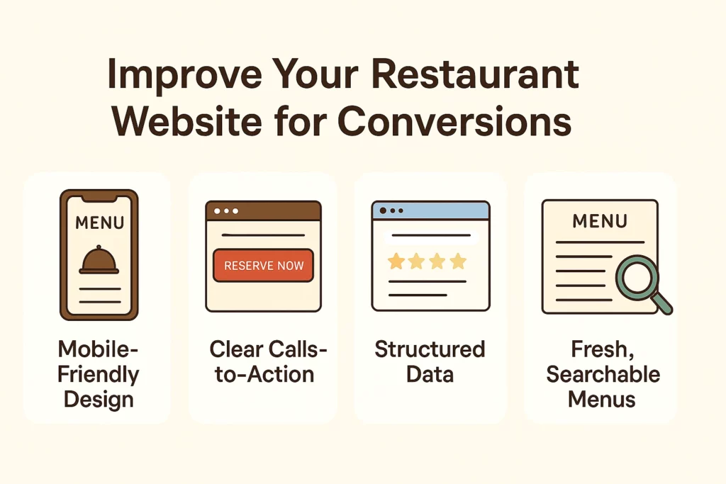 How to improve your restaurant website for conversions