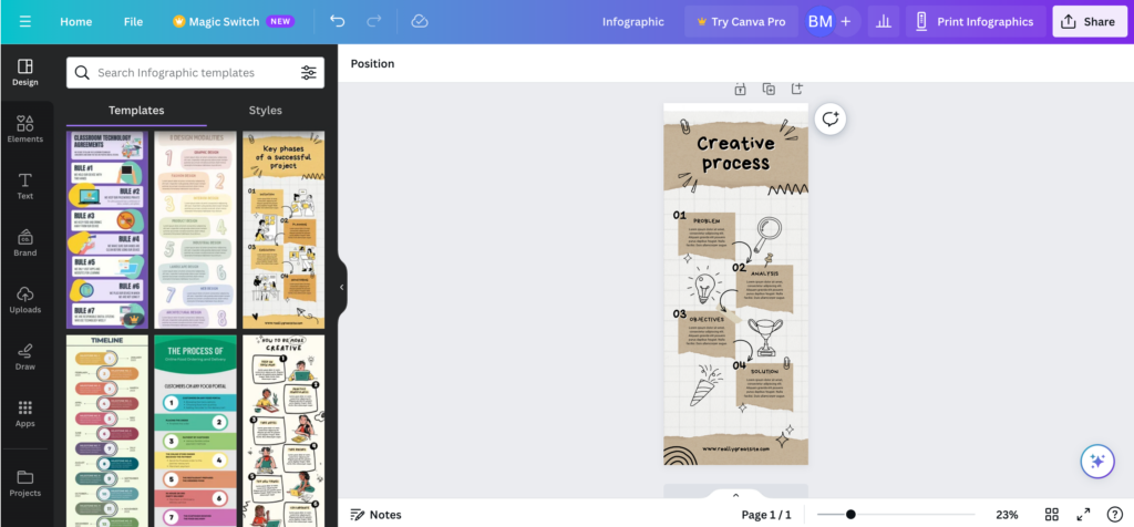 Canva screenshot