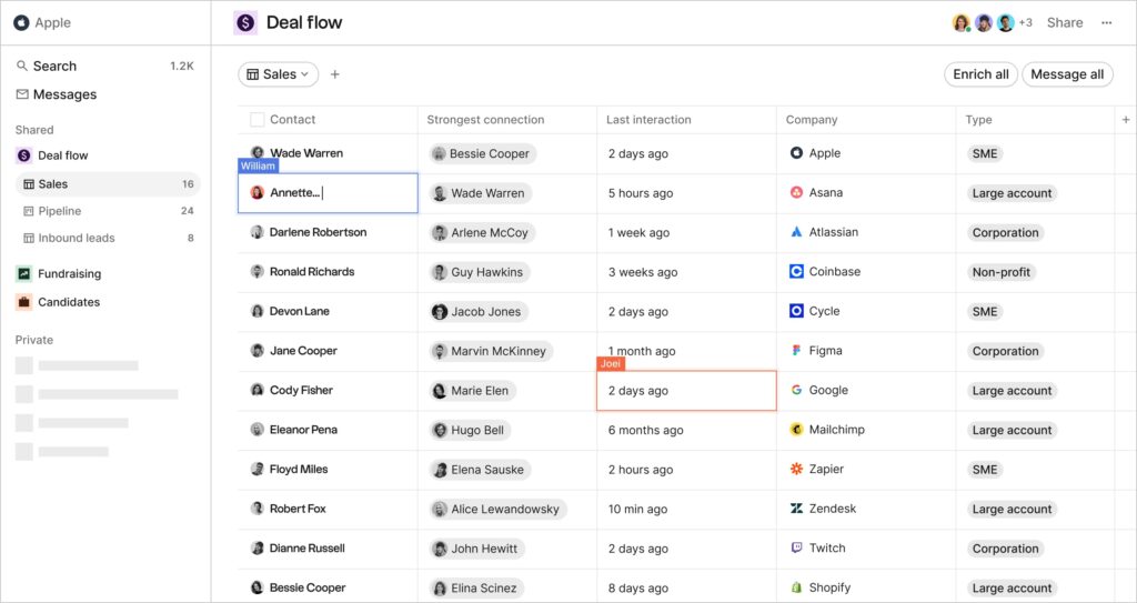 Folk screenshot